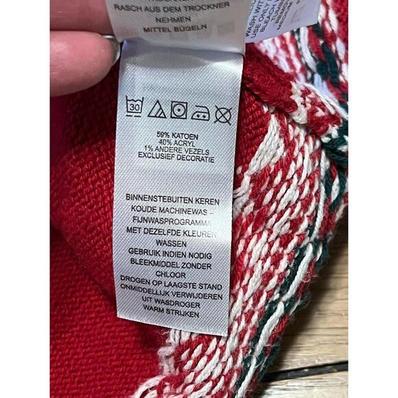 Tahari Baby Girl Fair Isle Knit Christmas Tree Dress Sz 24 Month Embroidery‎ - Picture 14 of 16